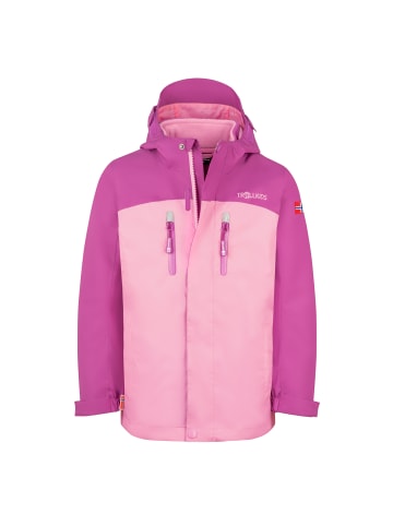 Trollkids 3 in 1 Jacke Bryggen in fresh berry/graphite