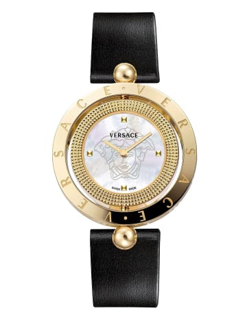 Versace Analoguhr für Damen in schwarz