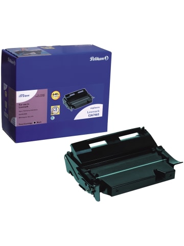 Pelikan Toner kompatibel mit Lexmark 12A7465A incl. Chip schwarz