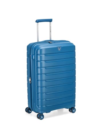 Roncato B-Flying Move 4 Rollen Trolley 68 cm mit Dehnfalte denim