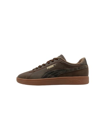 Puma Sneaker 'Smash 3.0 CRAFTED LEATHER' in braun