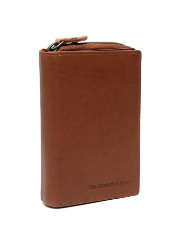 The Chesterfield Brand Dalma - Geldbörse 16 cc 13 cm RFID (black) in cognac