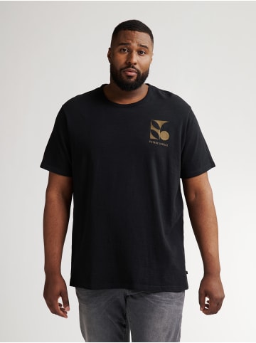 Petrol Industries Plus Size Grafisches T-Shirt Black Elk in Schwarz
