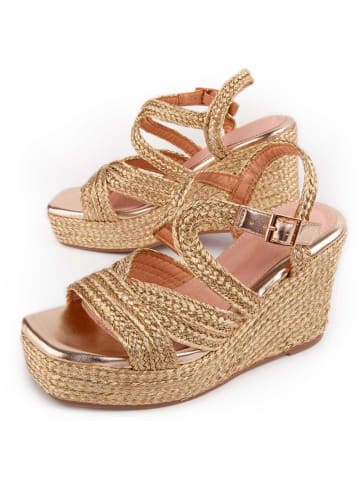 Montevita Sandalen Keilsandalen Sparta Salia7 Gold in Golden