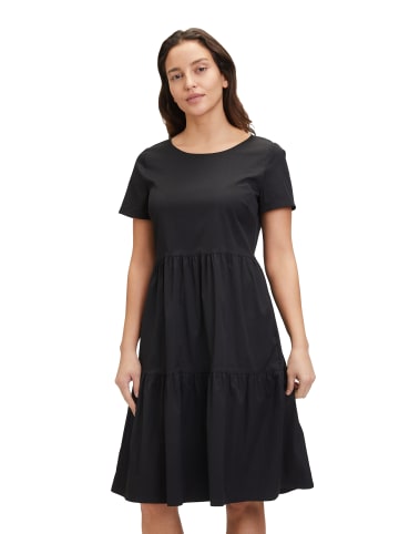 Vera Mont Sommerkleid mit Stufen in Schwarz