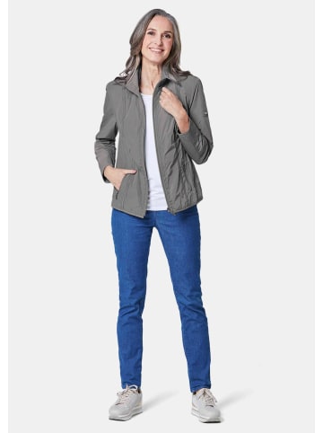 GOLDNER Sportive Übergangsjacke mit Stehkragen in mondstein