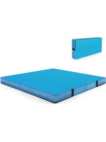 COSTWAY Turnmatte klappbar in Blau