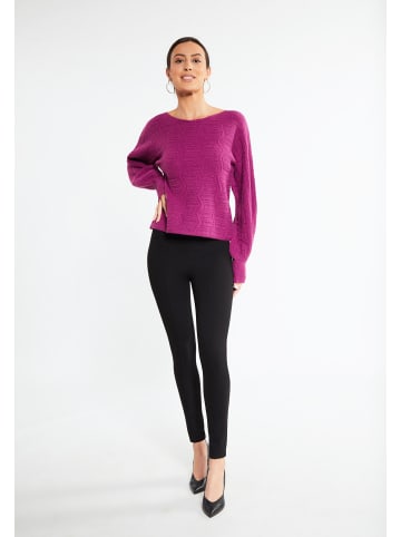faina Damen Strickpullover in Fuchsia