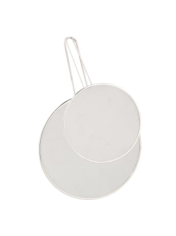 relaxdays 2er-Set: Spritzschutz in Silber