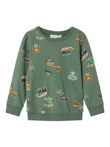 name it Sweatshirt NMMNENNO LS SWE BRU in laurel wreath