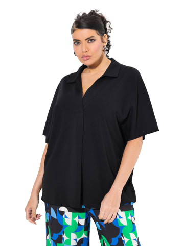 Ulla Popken Sweatshirt in schwarz