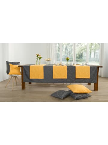 Erwin Müller Jacquard Kissenhülle Remscheid in mango