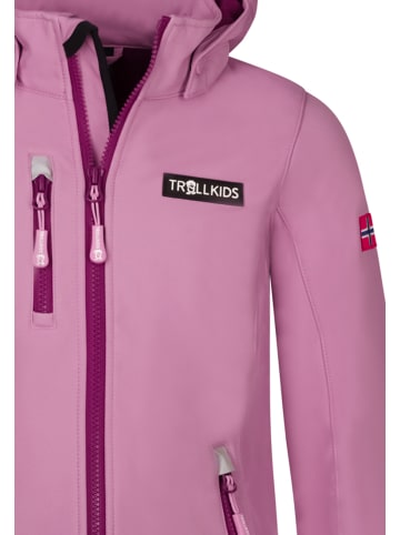 Trollkids 3 in 1 Funktionsjacke Preikestolen in mauve/plum