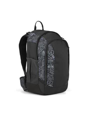 Satch Schulrucksack-Set AIR "Street Ink" 3-tlg. in Schwarz