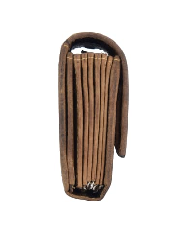 Greenburry Vintage Geldbörse Leder 17 cm in brown