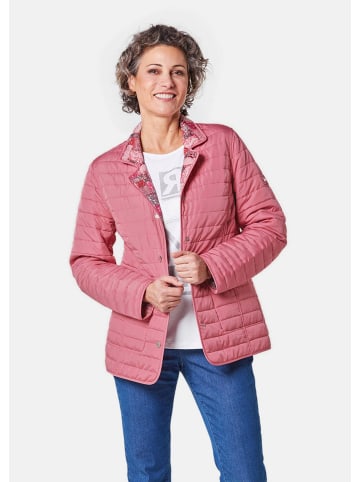 GOLDNER Leichte Druck-Steppjacke zum wenden in magnolie / geblümt