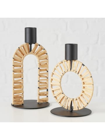 Boltze Kerzenhalter in beige