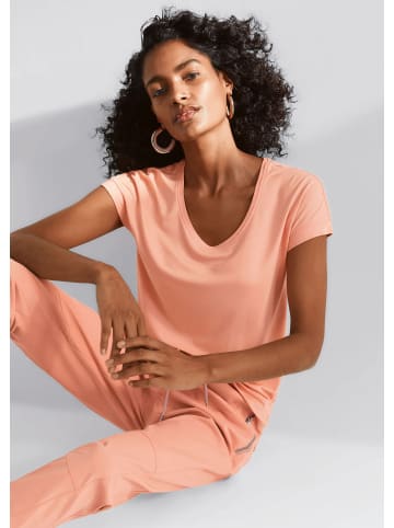 MADELEINE Jogg-Pants mit Reißverschlusstaschen in pastellorange