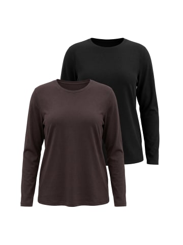 Ulla Popken Shirt in mahagoni