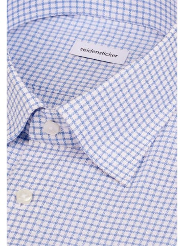 Seidensticker Business Hemd Slim in Mittelblau