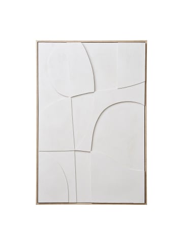 ebuy24 Wanddeko Madeline Weiß 60 x 3 cm