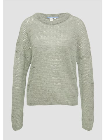 QS Strickpullover in 7217_salbeigrün