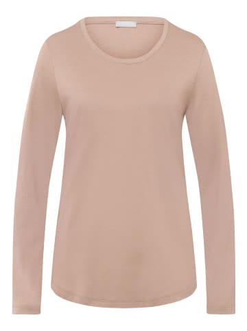 Hanro Longsleeve Sleep & Lounge in mocha