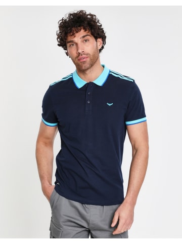 Threadbare Poloshirt Junta in Navy