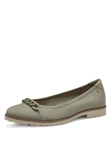 Tamaris Ballerinas in Oliv