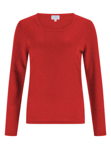 CASH-MERE.CH Rundhals Pullover in Siena Gelb