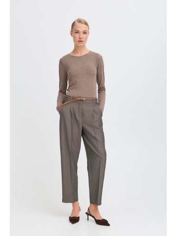b. young Hose BYDANTA Regular fit in Walnut Melange