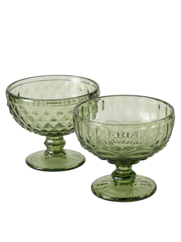 Boltze Schale Aurora 2er Set in grün