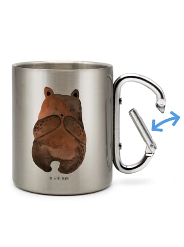 Mr. & Mrs. Panda Teetasse Bär Verlust ohne Spruch in Silber