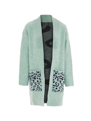 IMANE Damen Strickjacke in Lagune