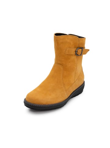 VITAFORM Veloursleder Stiefeletten in curry