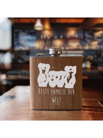 Mr. & Mrs. Panda Taschenflasche Koala Familie zwei mit Spruch in Braun