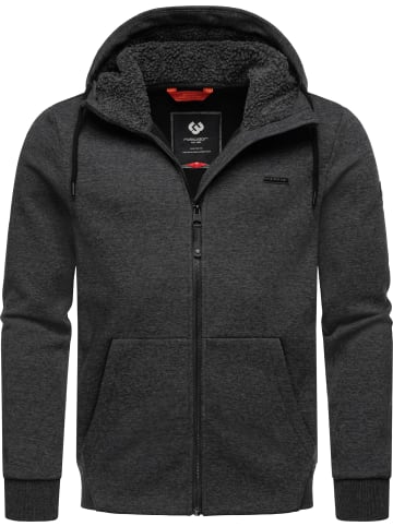 ragwear Kapuzensweatjacke Fabbian in Dark Grey