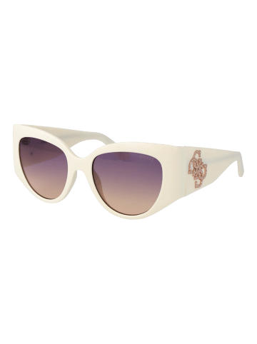 Guess Frauen Sonnenbrille Katzenauge Weiß
