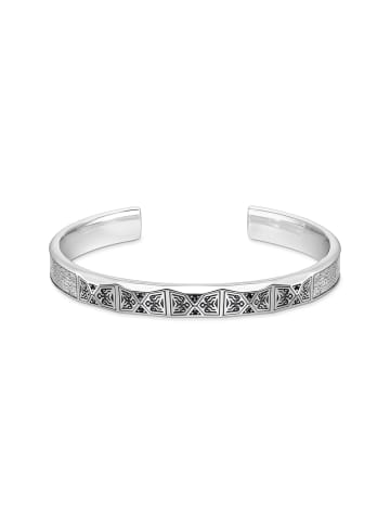 Thomas Sabo Armreif Lebensweg in silber, schwarz