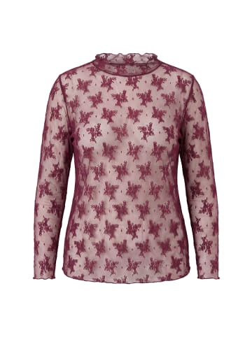 MIAMODA Longshirt in weinrot