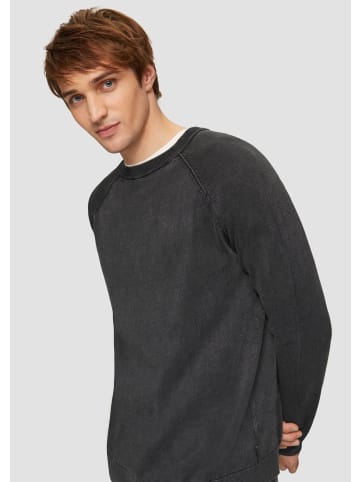 QS Strickpullover langarm in Schwarz