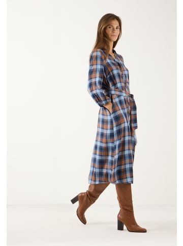 More & More feminines Casual-Karokleid in small check