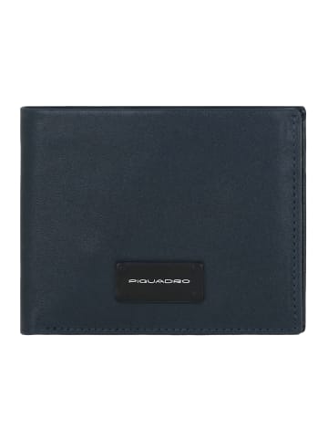 Piquadro Harper Geldbörse RFID Leder 11 cm in night blue