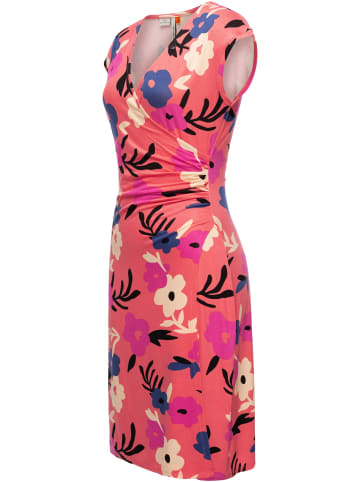 ragwear Sommerkleid Crupi Print in Coral