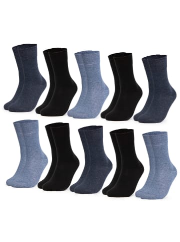 Occulto 10er Pack Diabetikersocken Goetz in BlauMix