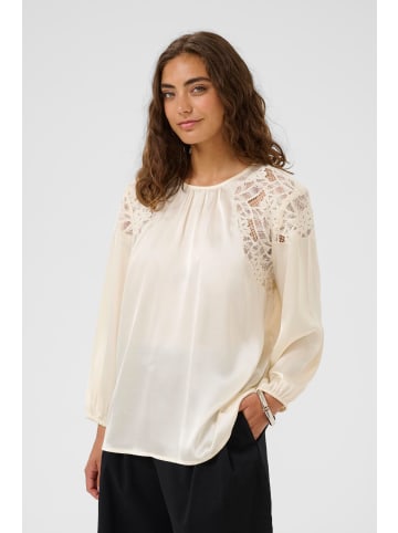 CULTURE Langarm-Bluse CUcamusa Classic fit in Whitecap