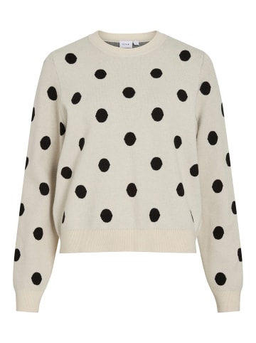 Vila Strickpullover in Super Light Natural Melan