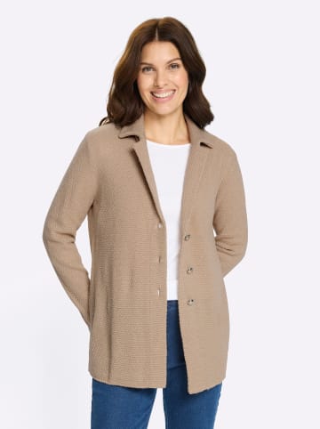 Sieh an! Strickjacke in beige
