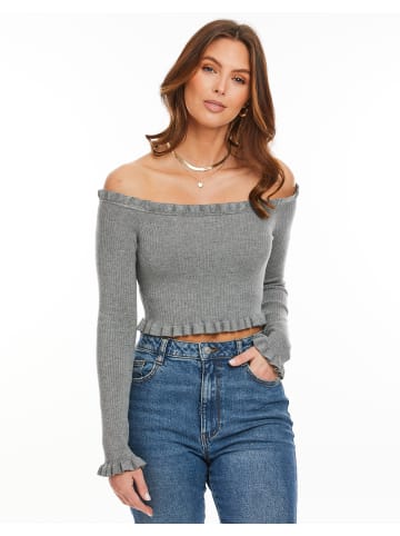 Threadbare Langarmshirt THBBrooke in Grey