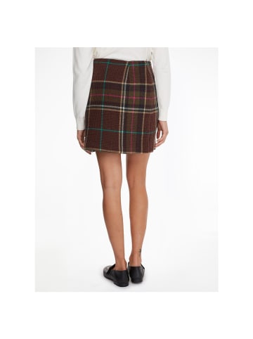 Rock in large pop check- army green
